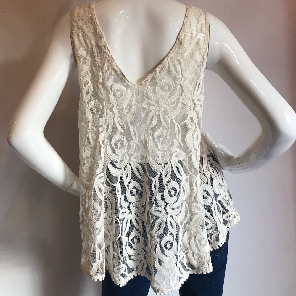 A-line lace top
